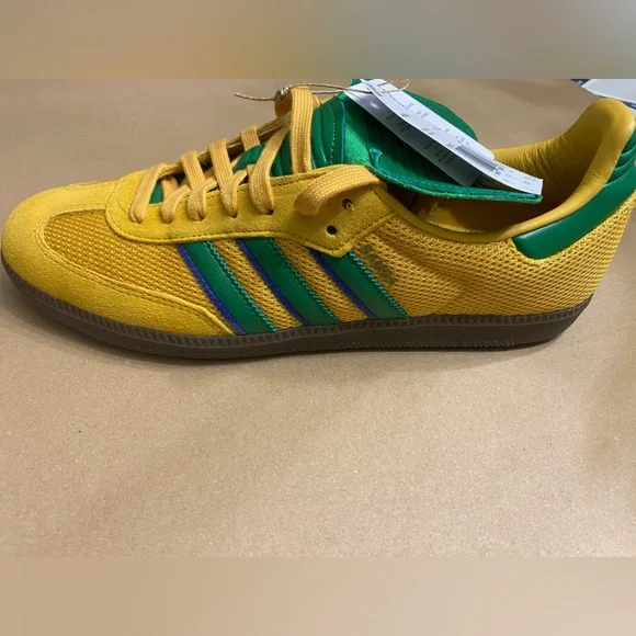 Adidas Originals Samba LT “Preloved Yellow/Green” Unisex Sneakers - Picture 10 of 11
